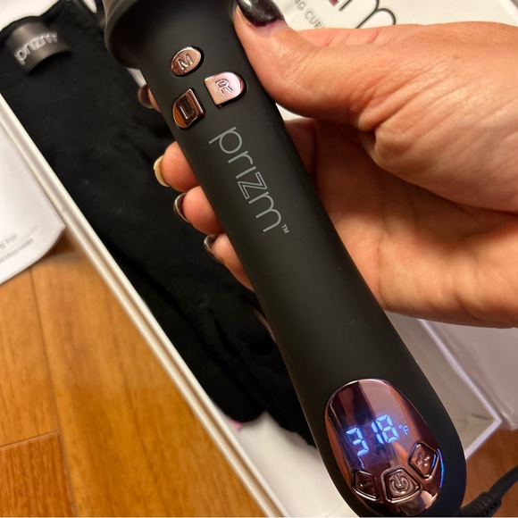 Prizm Professional 25MM Rotating Curling Iron, Nano Titanium Curling Wand, Autom - Picture 7 of 13